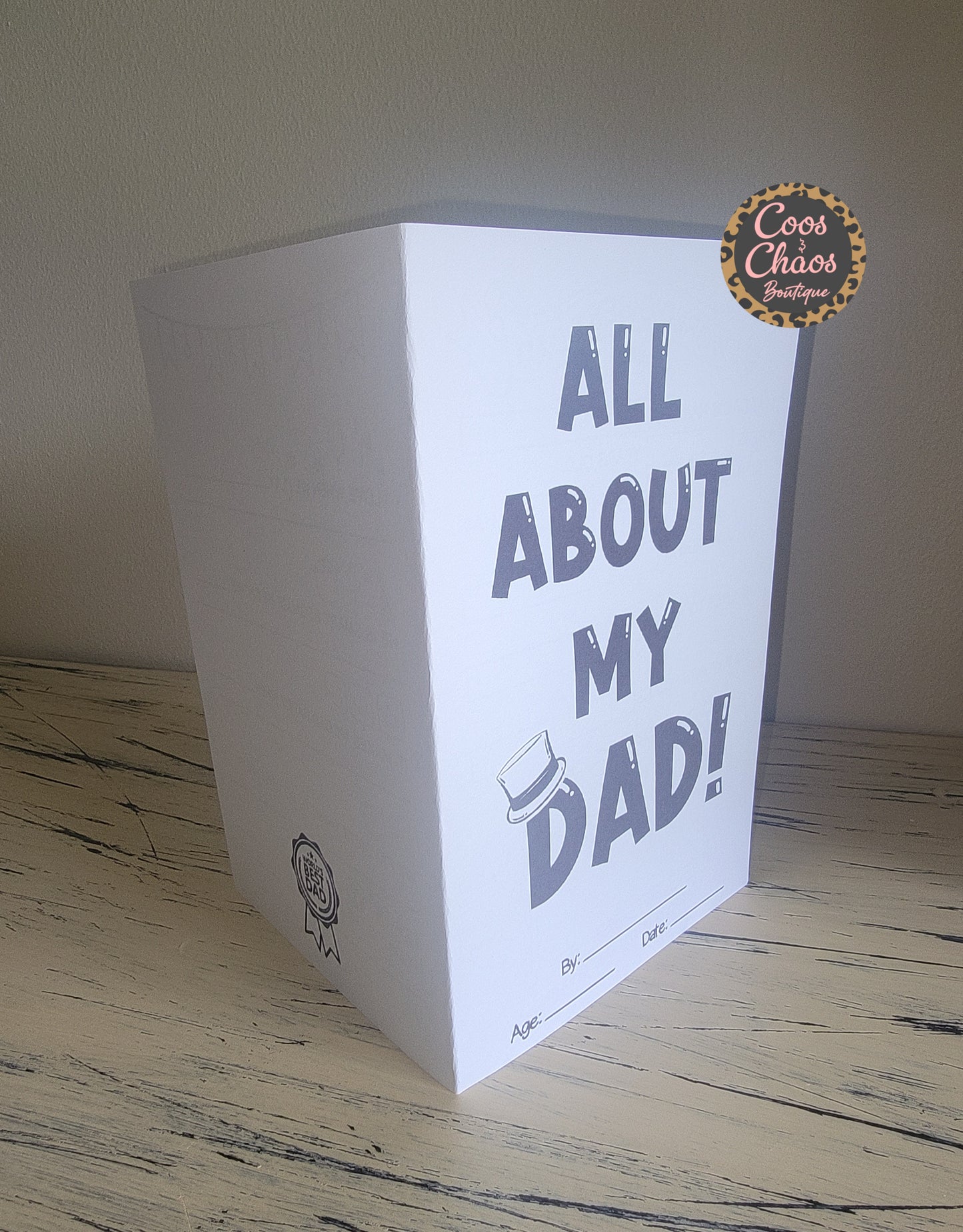 All About My Dad-Card