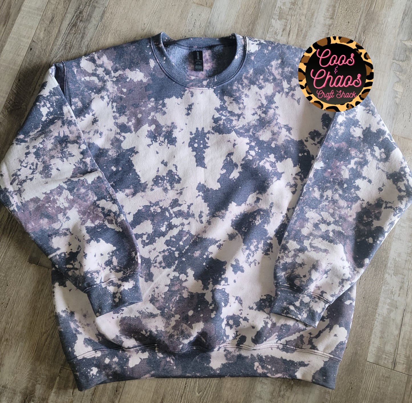 Frosted Berry Acid Wash Sweatshirt