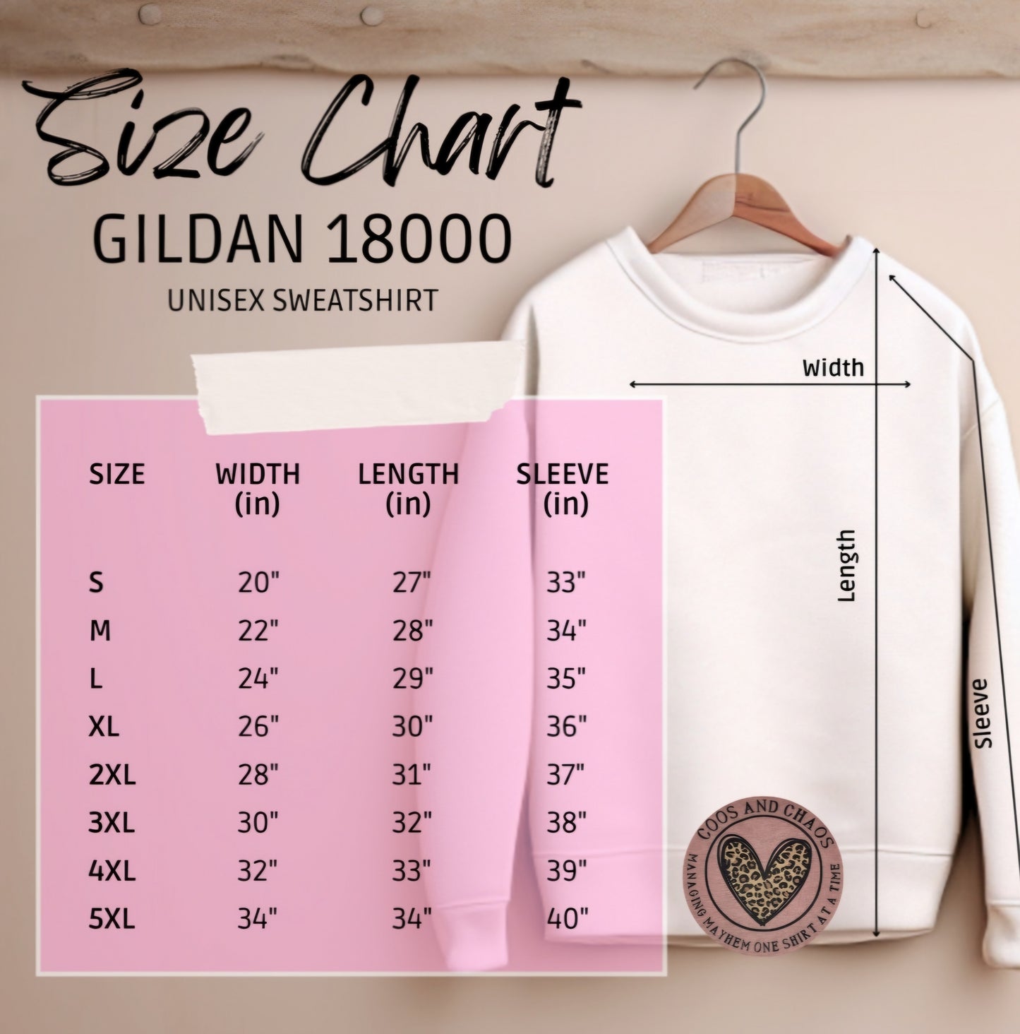 CUSTOM Heart Tee/Crew/Hoodie
