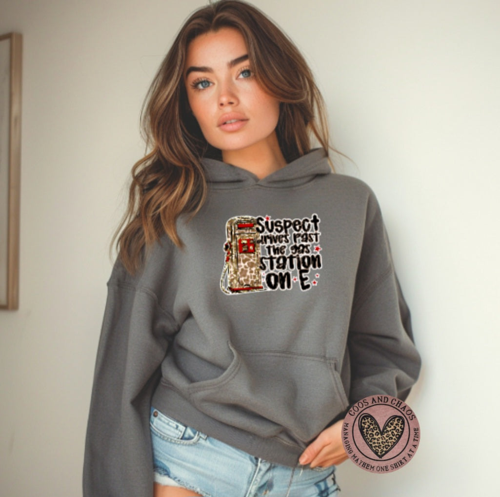 Suspect Gas Station Tee/Crew/Hoodie