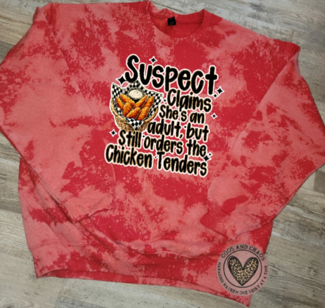 Acid Wash Suspect Chicken Tenders Crew