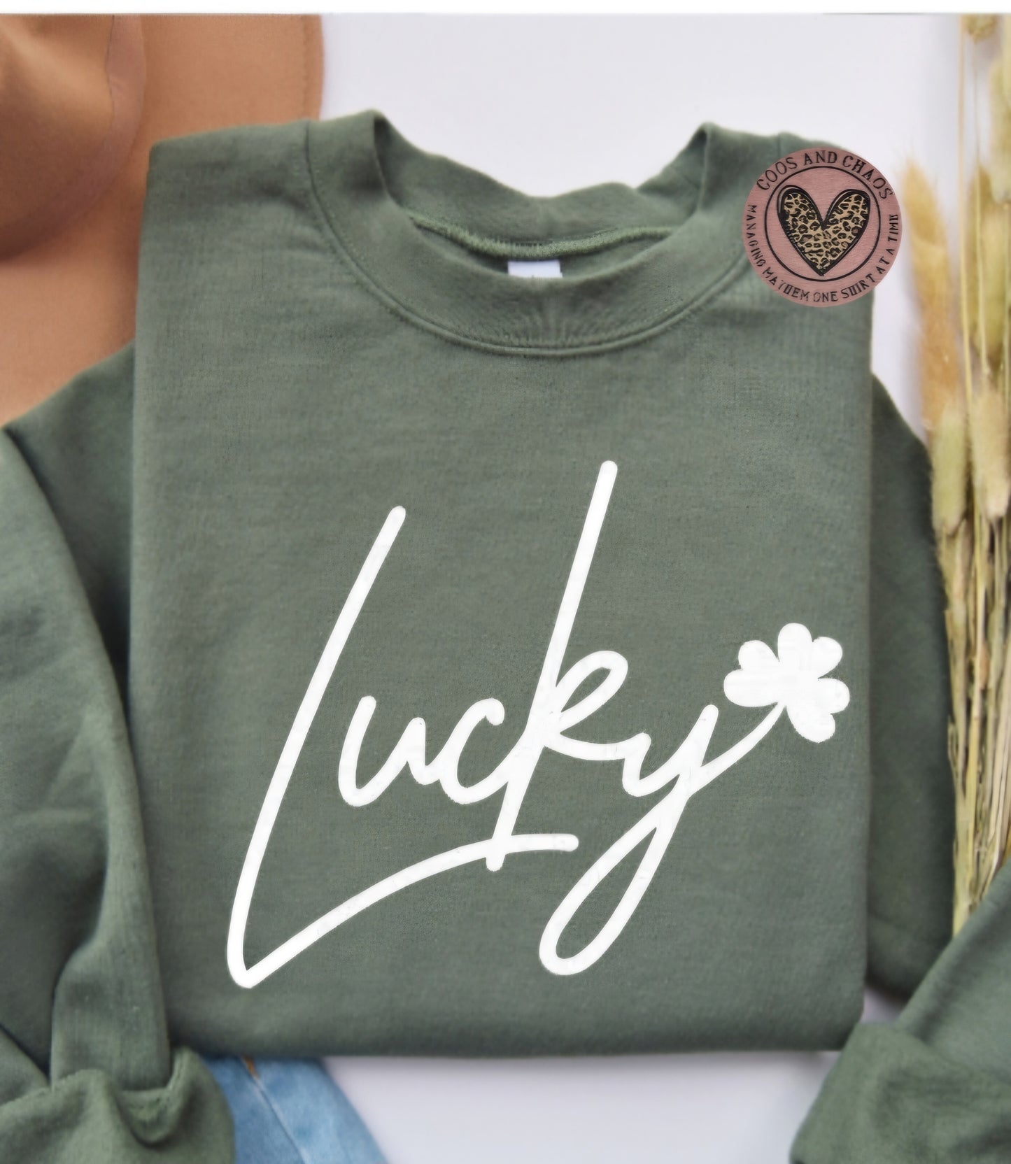 Lucky Clover Tee/Crewneck