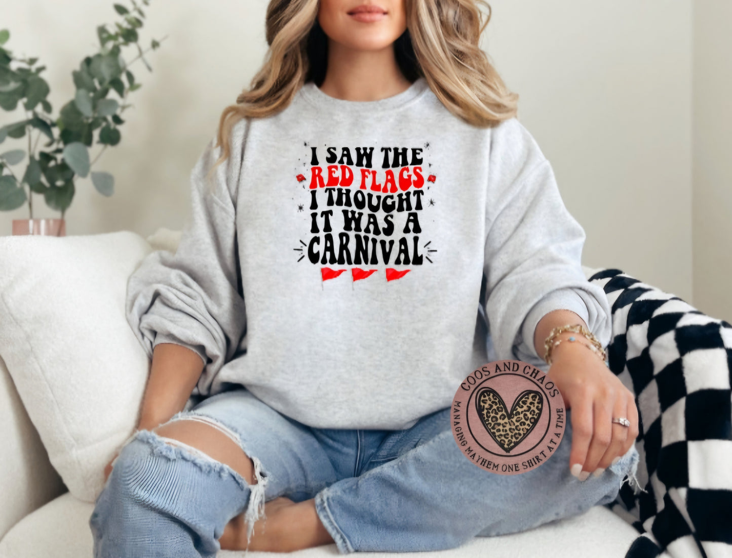 RED Flags Tee/Crewneck