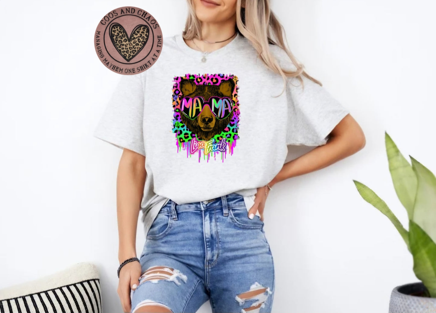 Lisa Frank MAMA BEAR Tee