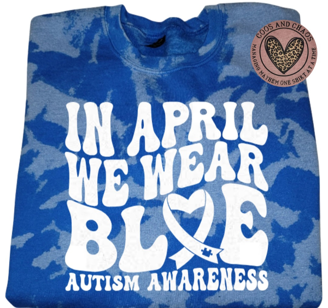 Autism HEART ribbon-ACID Sweatshirt