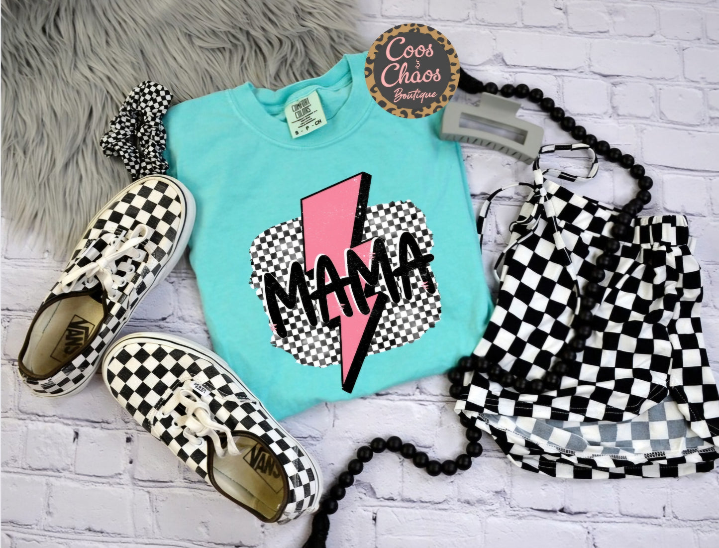 Mama PINK Bolt-Tee