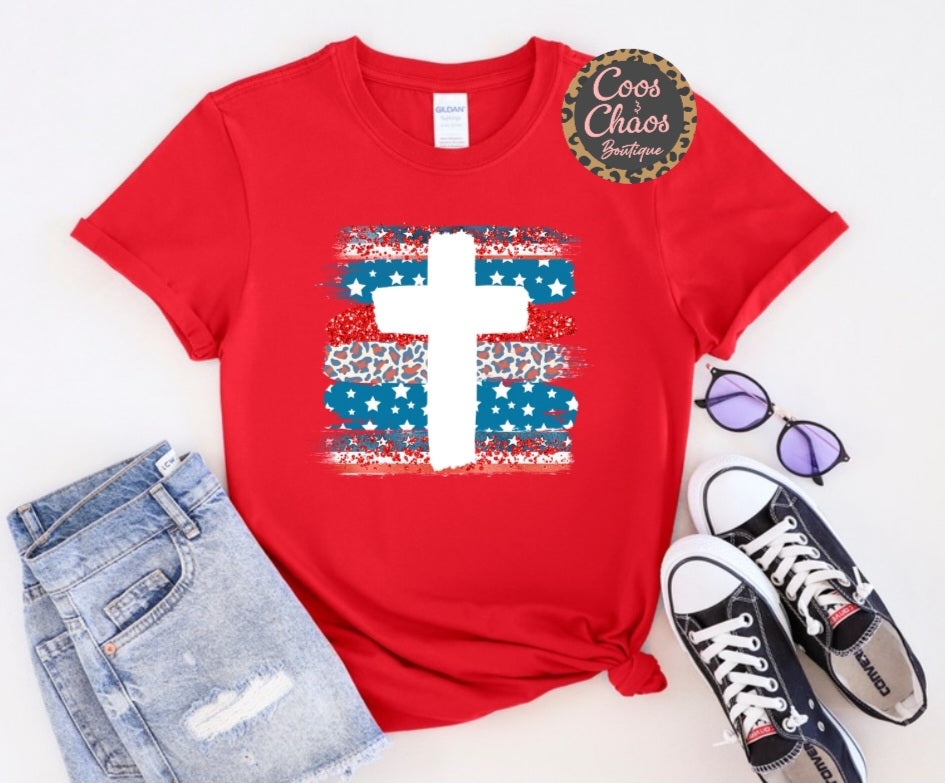 Cross Patriotic-Tee