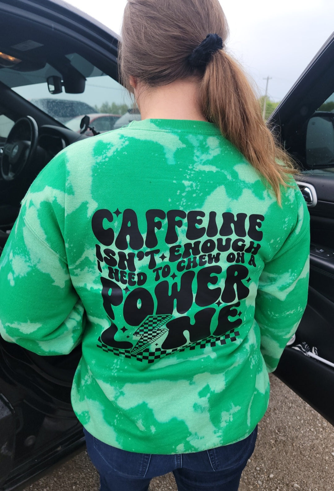 Caffeine POWERLINE-Sweatshirt