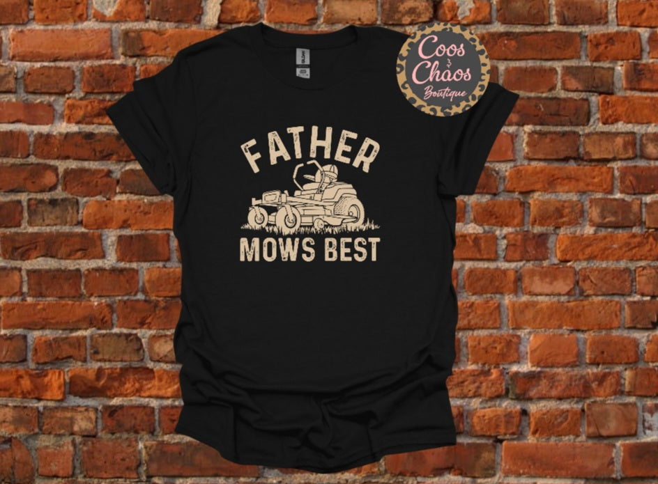 Father Mows Best-Tee