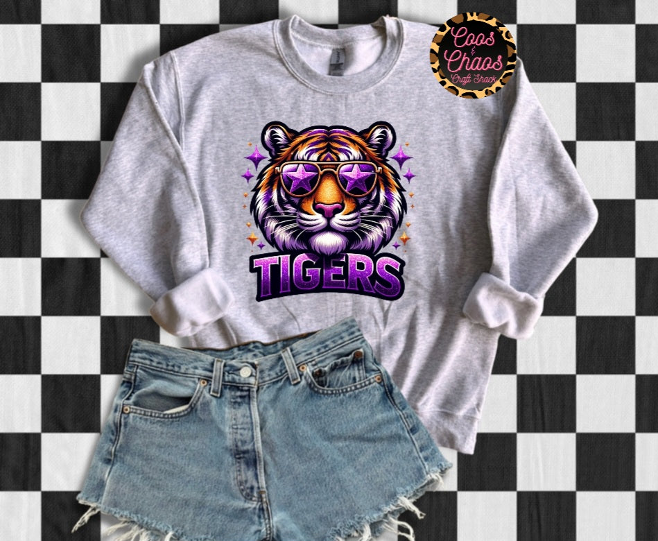 Tiger Glasses-TEE/SWEATSHIRT