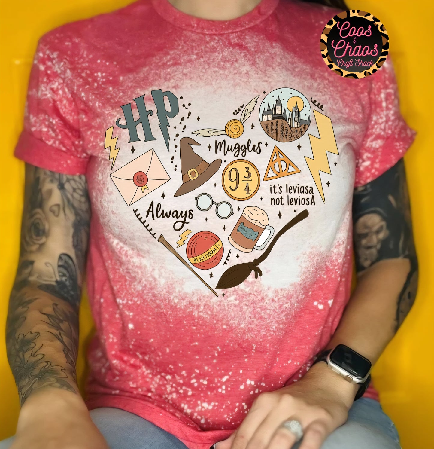 Wizard Doodle (Bleached) Tee/Sweatshirt