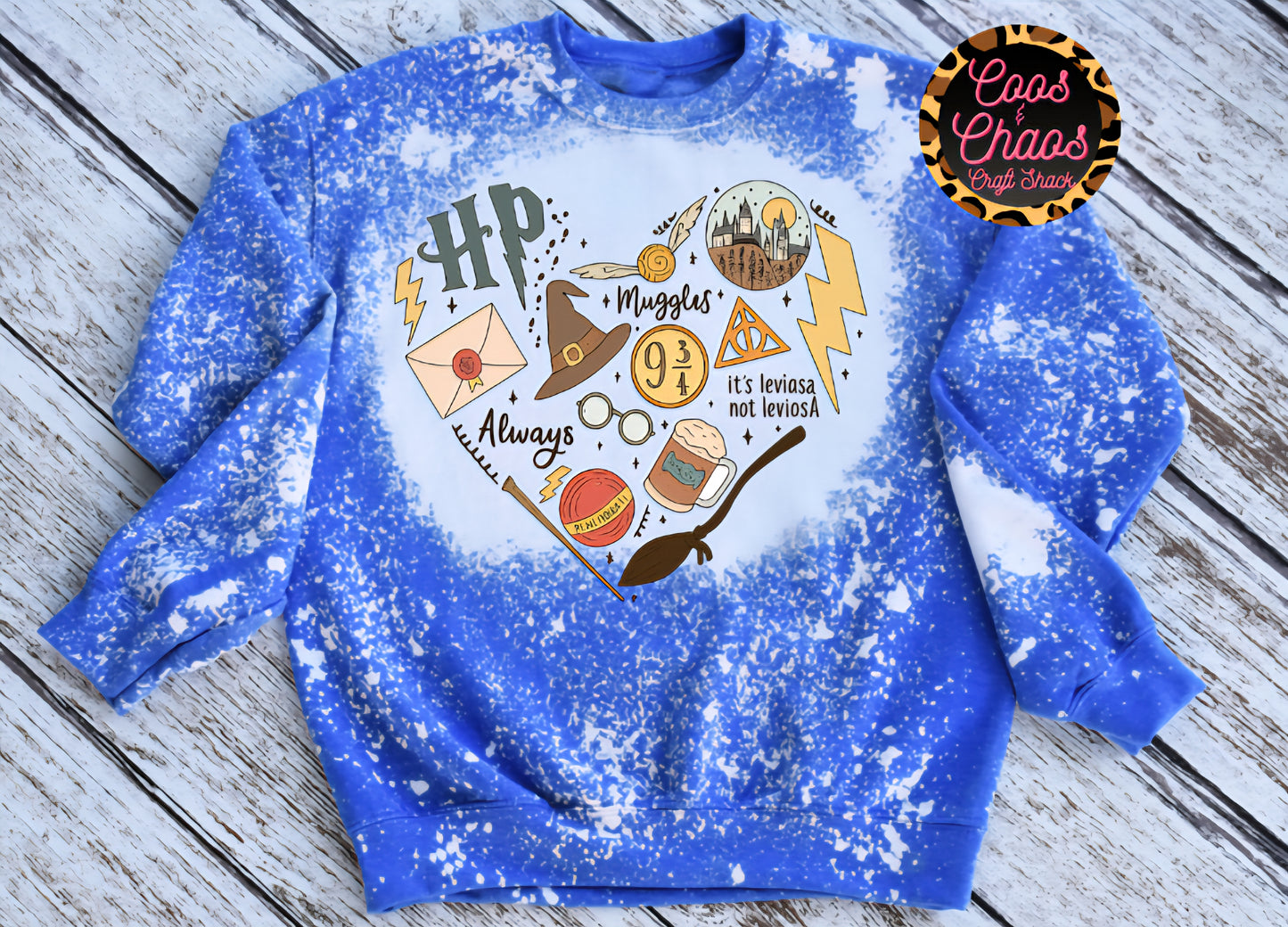 Wizard Doodle (Bleached) Tee/Sweatshirt