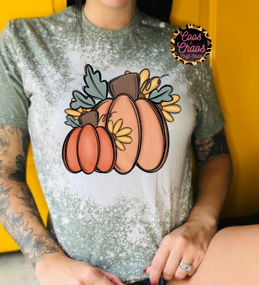 2 Pumpkins (Bleached) Tee/Sweatshirt
