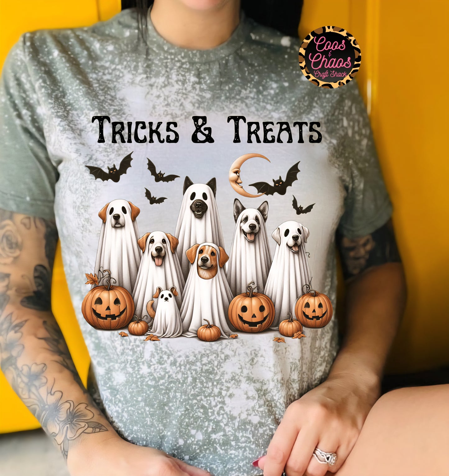 TRIVIA-Bleached Tee