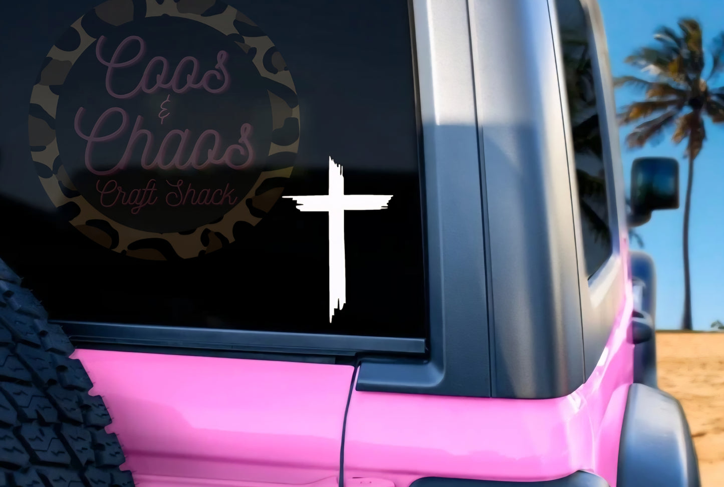 Rugged Cross Decal
