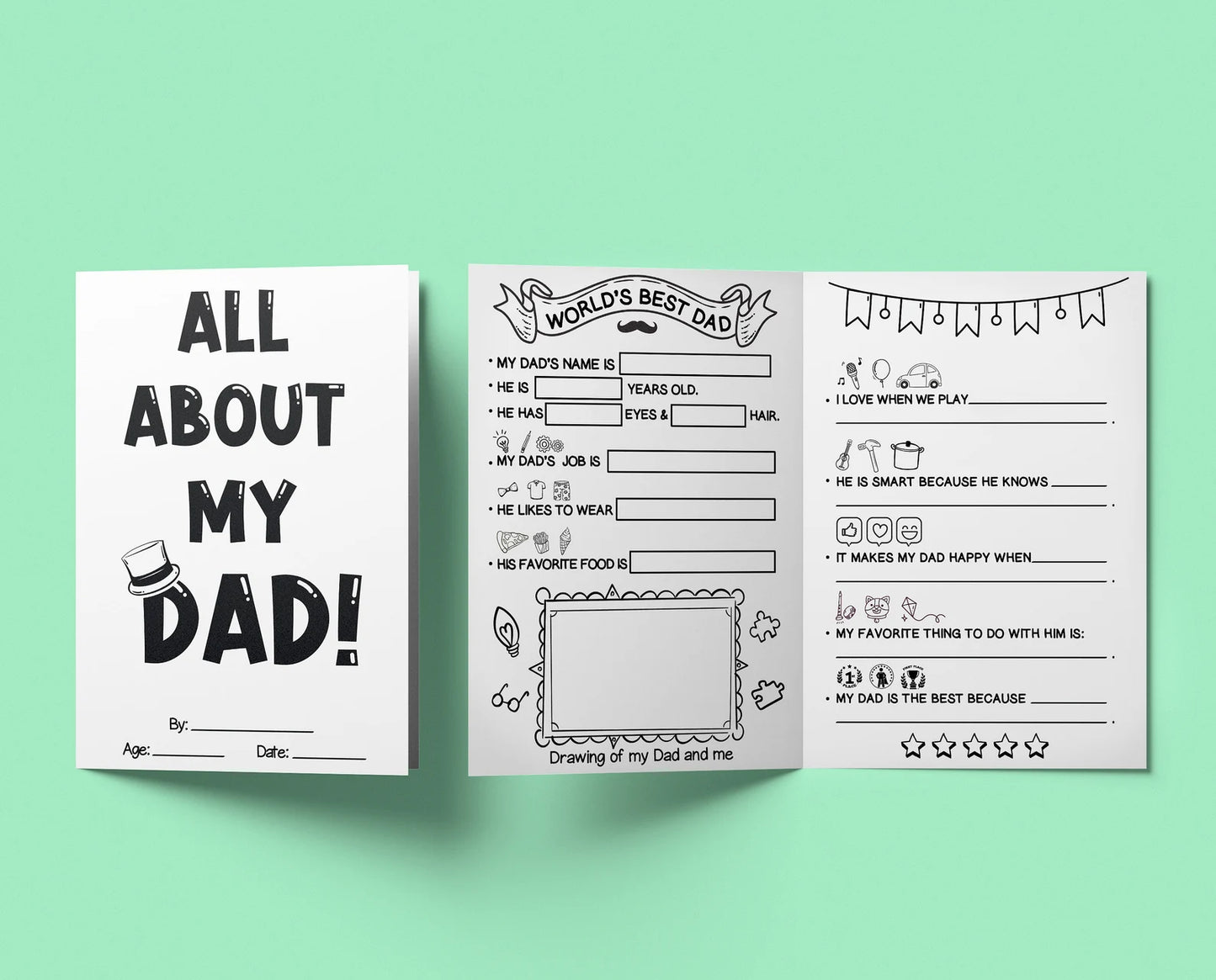 All About My Dad-Card