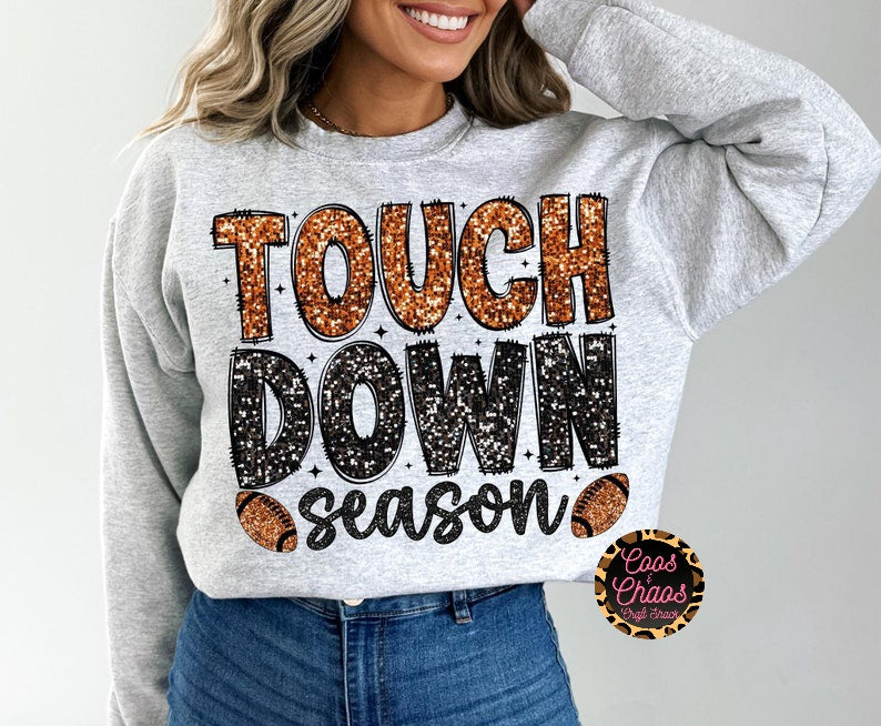 Faux Touch Down-Sweatshirt