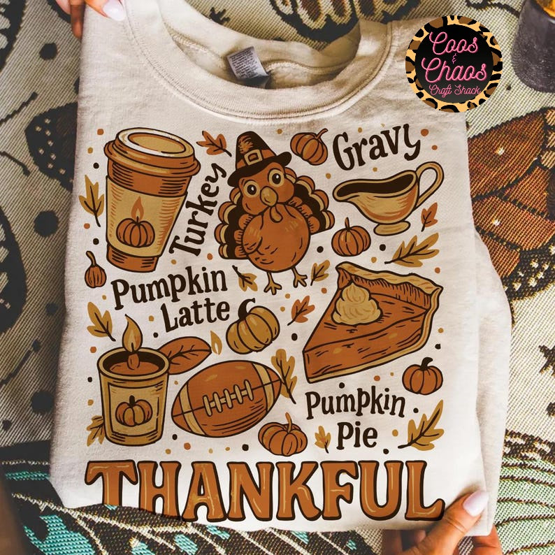 Thankful Turkey-Tee/Sweatshirt