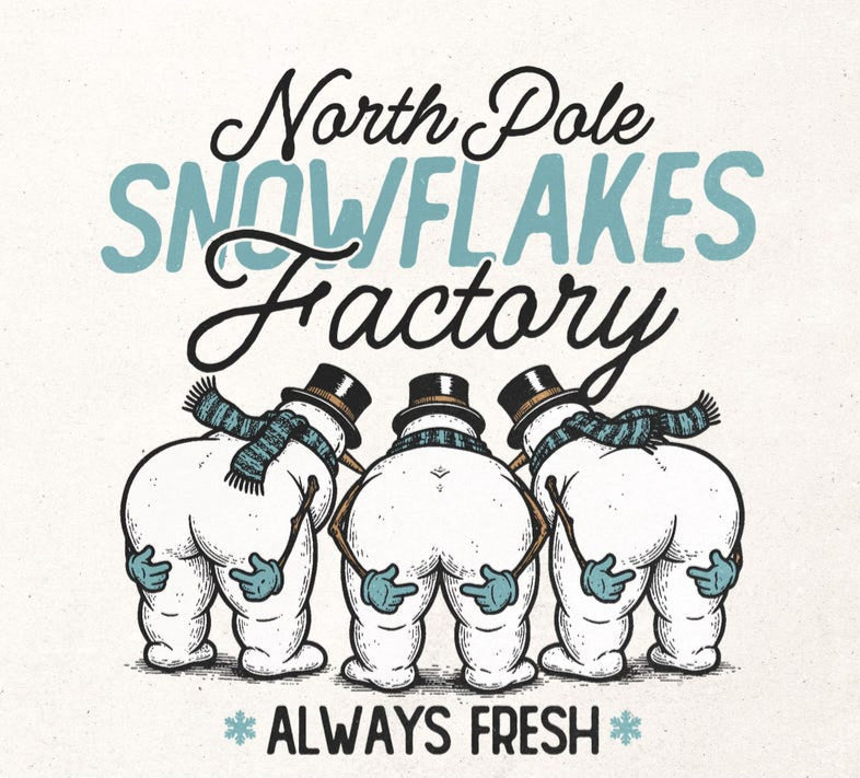 Snowflake Fact-Tee/Sweatshirt