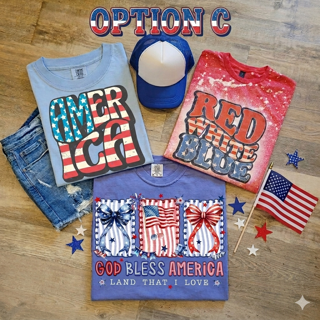 PATRIOTIC BUNDLE 3-Tee
