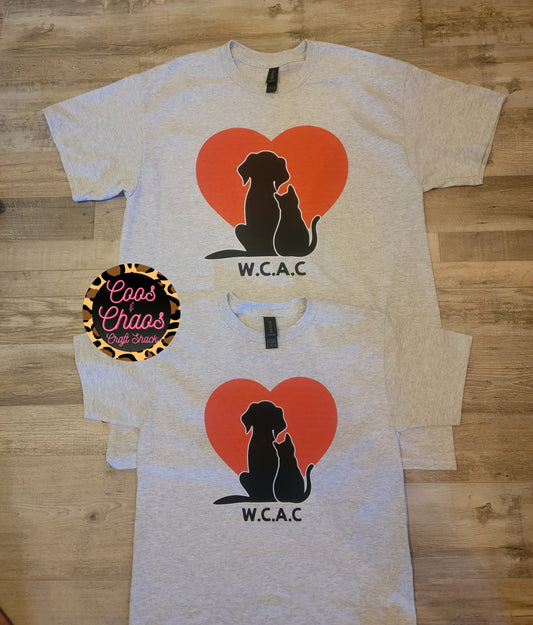 Wcac Heart-Tee or SWEATSHIRT