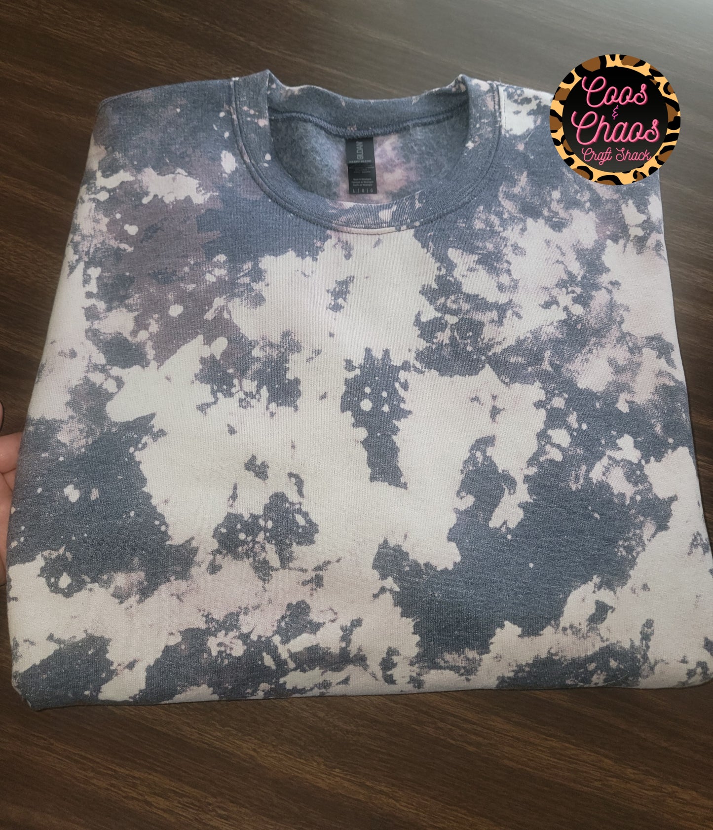 Frosted Berry Acid Wash Sweatshirt