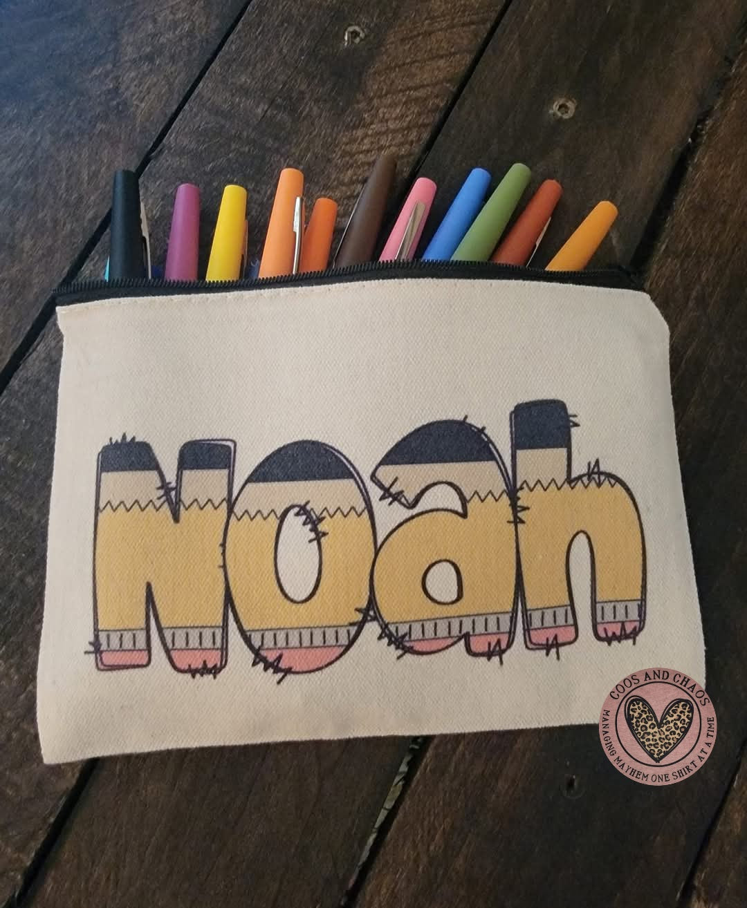 8x5 Kids Custom Pencil Pouch