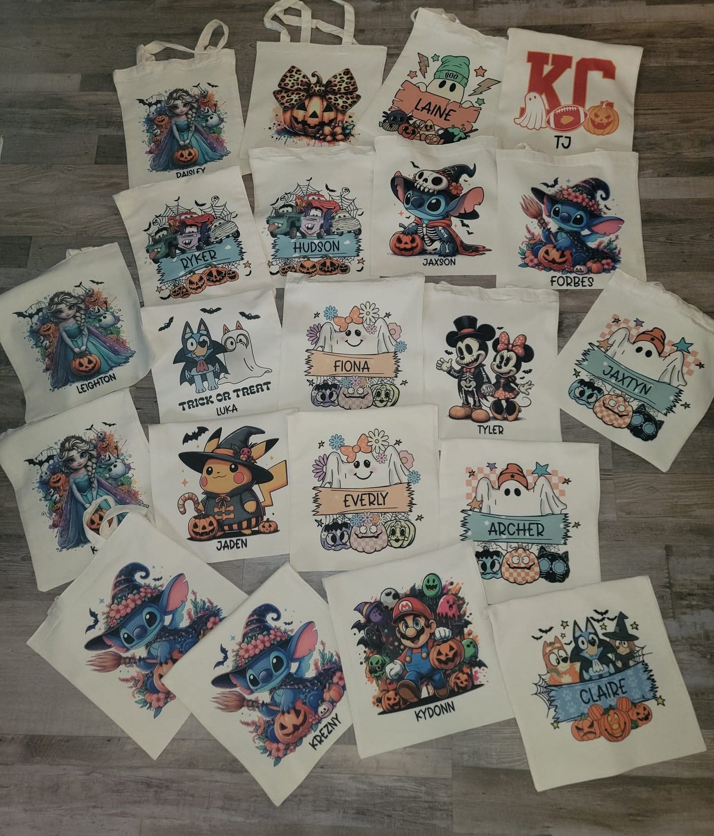 (CUSTOM) Trick or Treat Bags