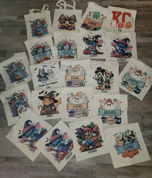 (CUSTOM) Trick or Treat Bags
