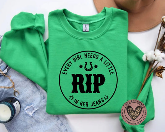YS Rip Jeans Crew