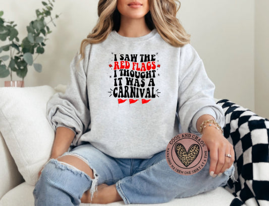 RED Flags Tee/Crewneck