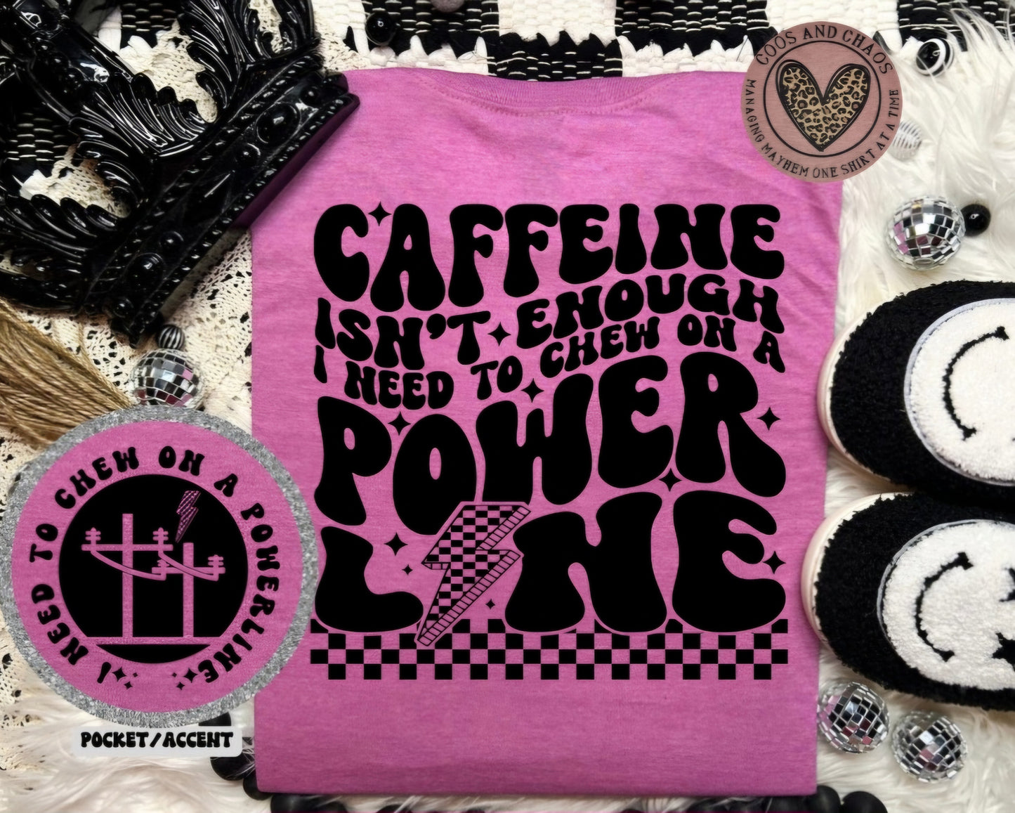 Caffeine Powerline-Tee