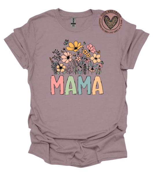 Flower MAMA-Tee