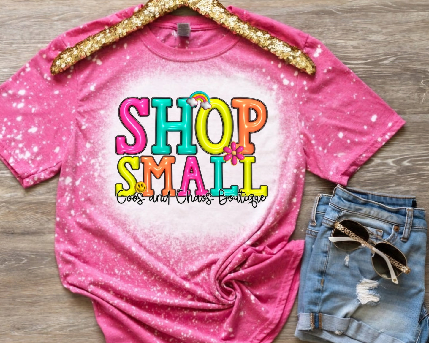 Retro Shop-Tee (Bleached & Basic)