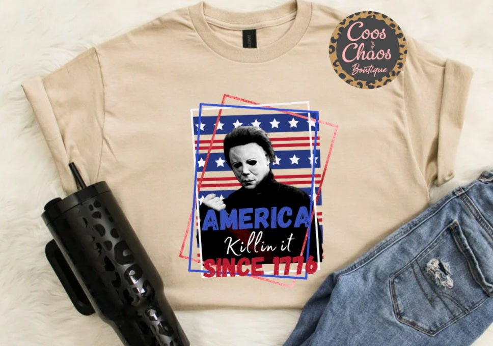 Killin it America-Tee