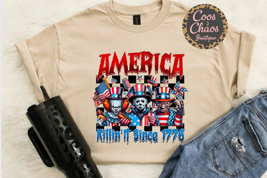 Patriotic Horror 1776-Tee