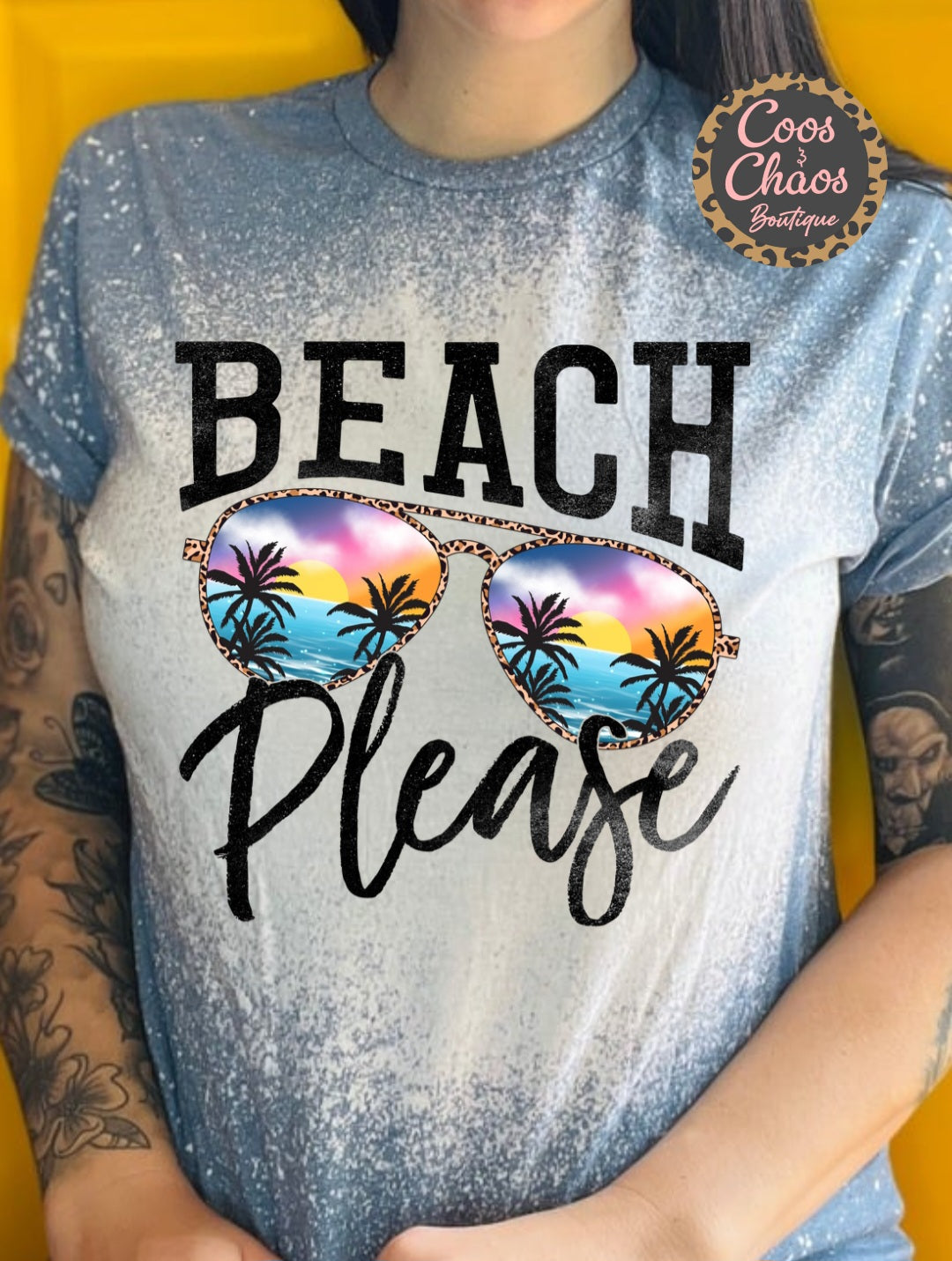 Beach Please-Tee