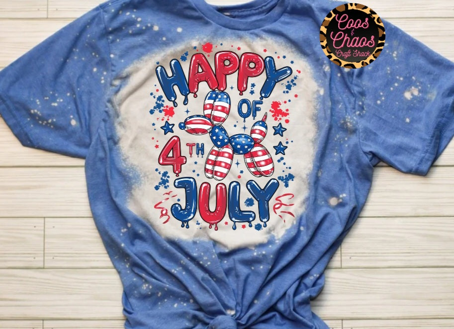 Happy 4th Of July Pup-Tee