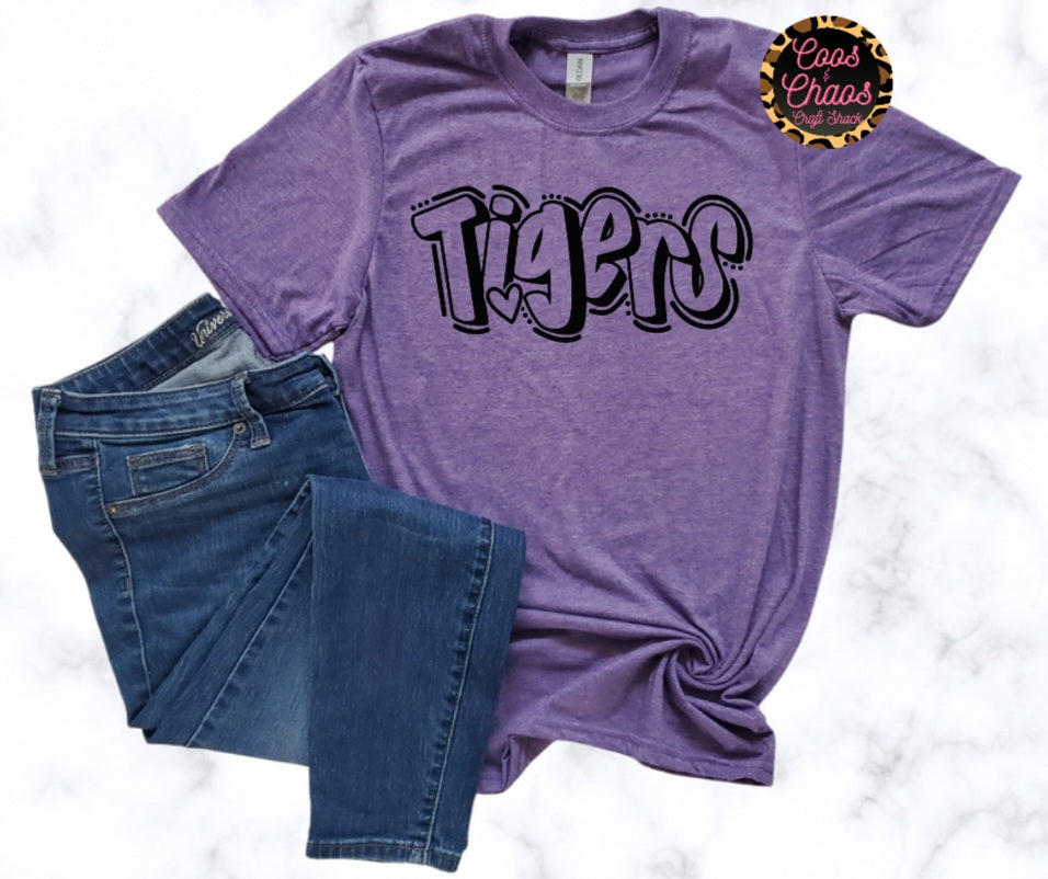 Tigers Doodle-Tee