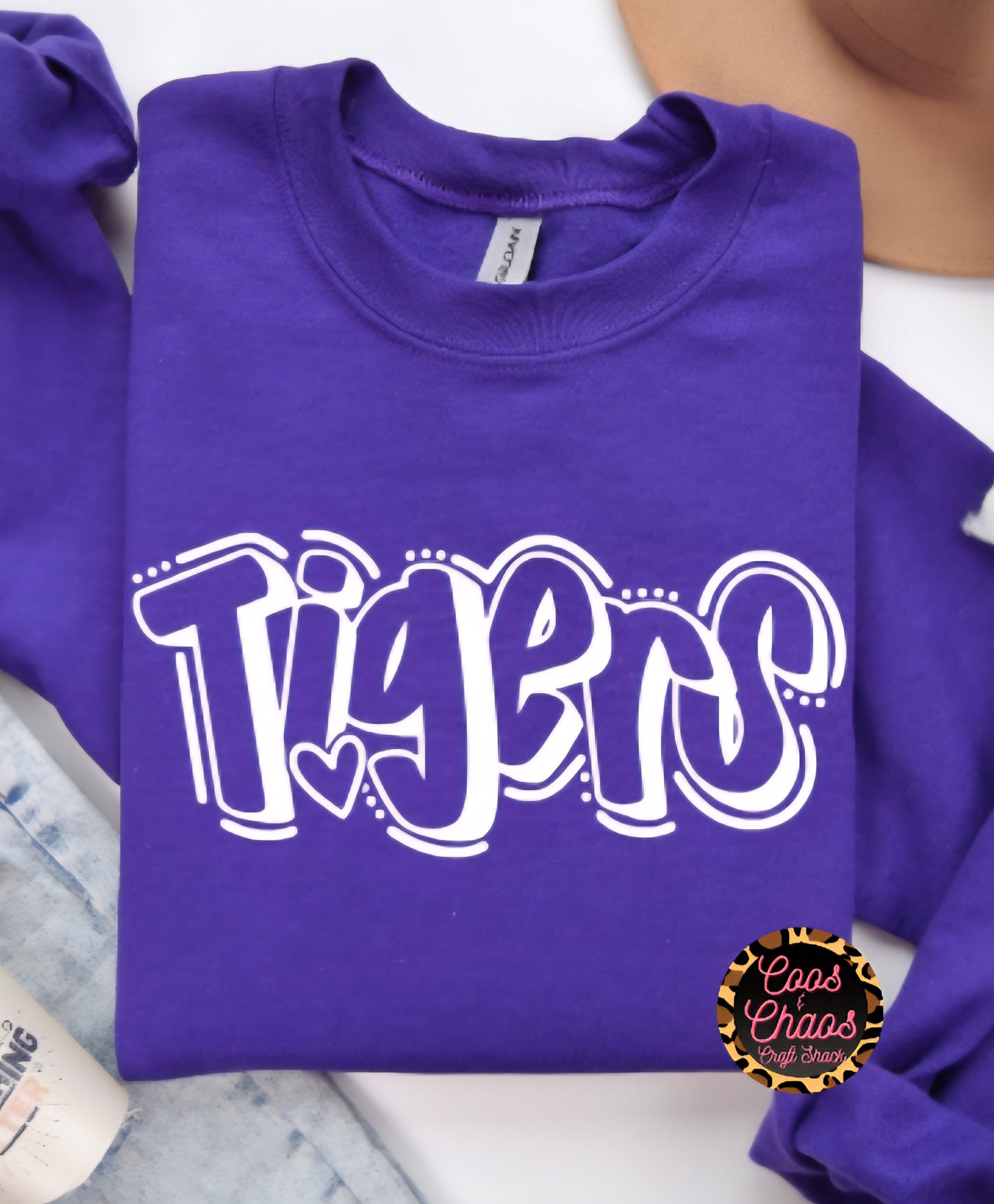 Tiger Doodle-Sweatshirt/Hoodie