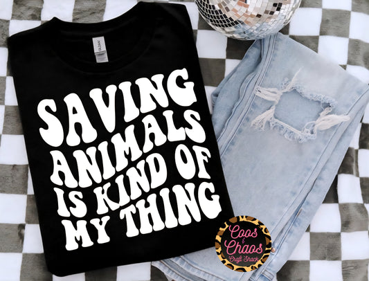 Saving Animals-TEE or SWEATSHIRT