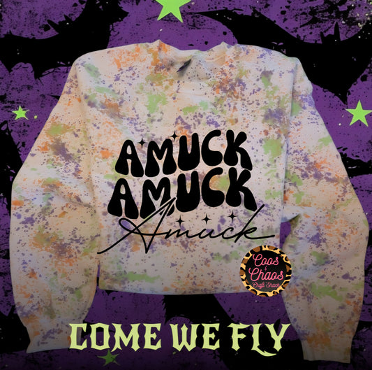 Sanderson Splatter AMUCK-Sweatshirt