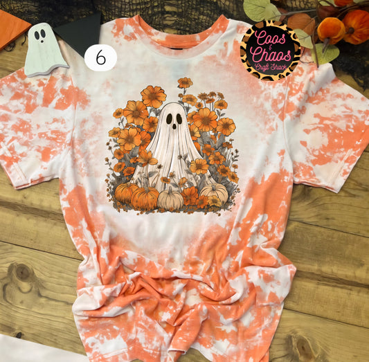 Ghost Flowers-Bleached/Basic Tee