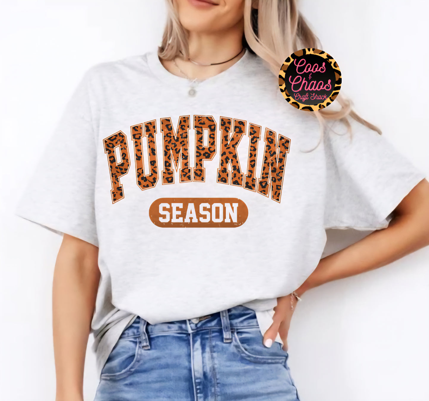Pumpkin Season-Bleached/Basic Tee