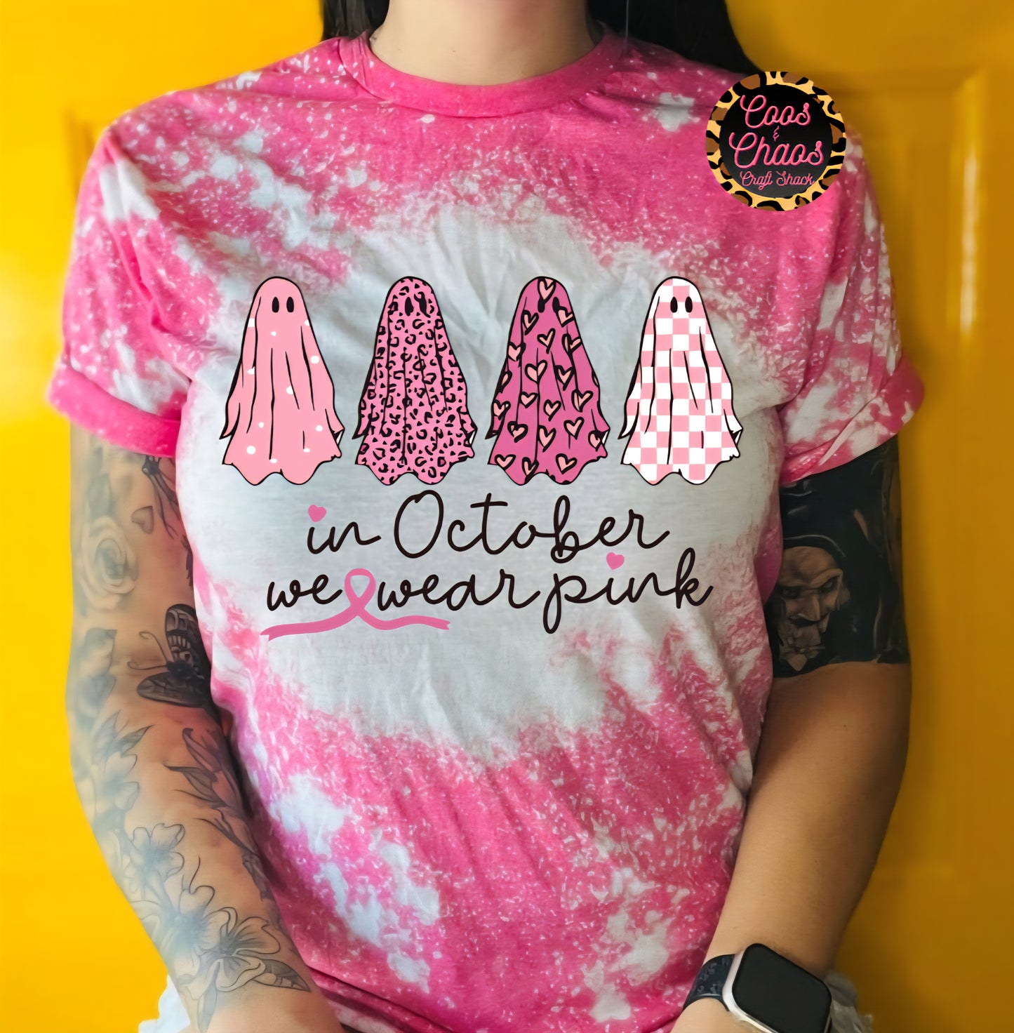 4 GHOST BCA-Bleached/Basic Tee