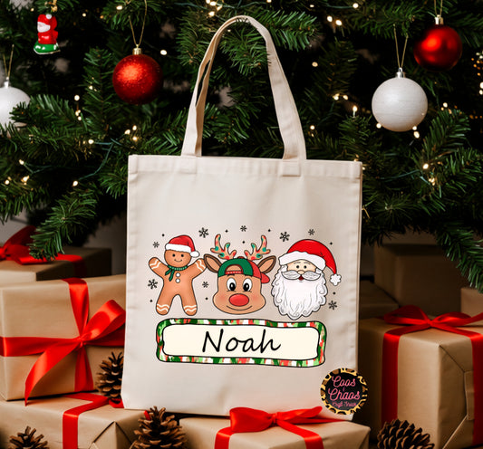 (CUSTOM) BOY/GIRL Christmas-Tote Bag