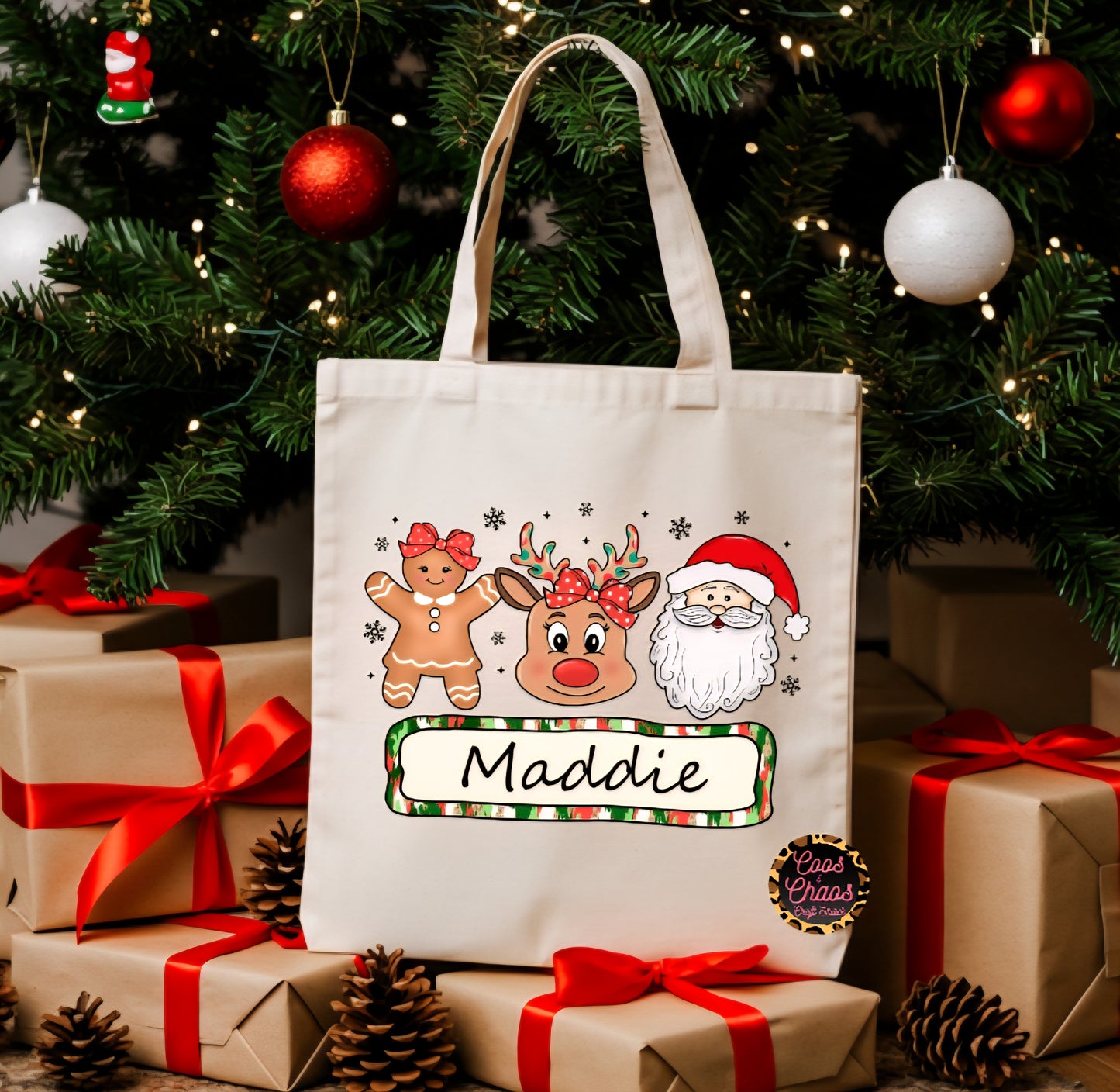 (CUSTOM) BOY/GIRL Christmas-Tote Bag