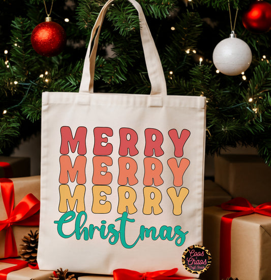 Merry Christmas-Tote Bag