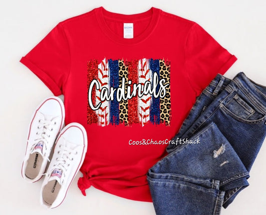 Cardinals Paint-Tee/Sweatshirt (SOLID)