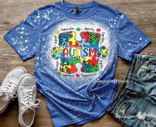 Autism Color Puzzle-Tee